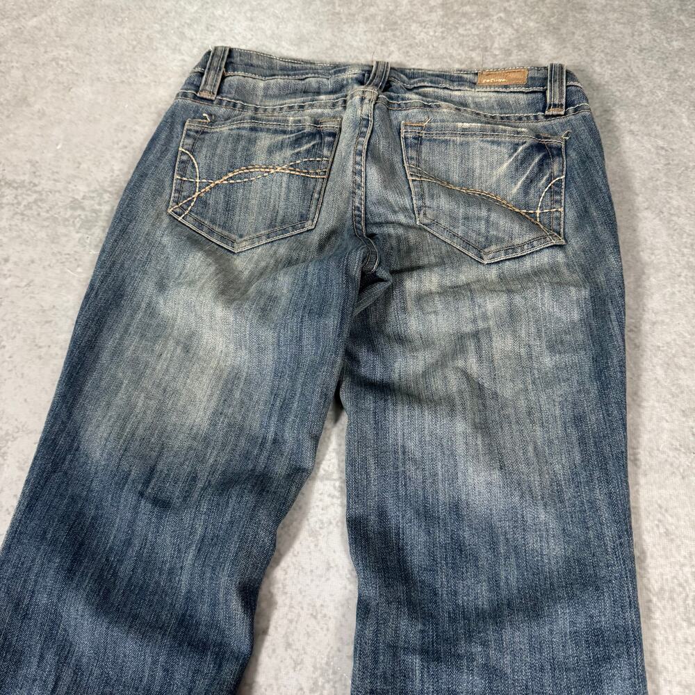 Refuge Low Rise Bell Bottom Flare Jeans Blue Womens Juniors - Size: 3S - Picture 10 of 11